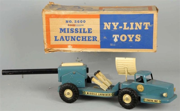 PRESSED STEEL NY-LINT MISSILE LAUNCHER TRUCK.     