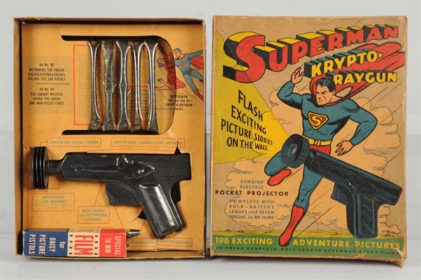 DAISY SUPERMAN KRPTO RAY GUN TOY.                 