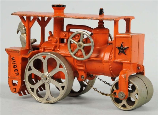CAST IRON HUBLEY HUBER ROAD ROLLER TOY.           