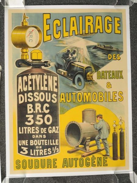 ECLAIRAGE FRENCH LARGE POSTER.                    