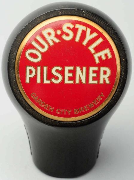 OUR STYLE PILSNER BEER TAP KNOB.                  