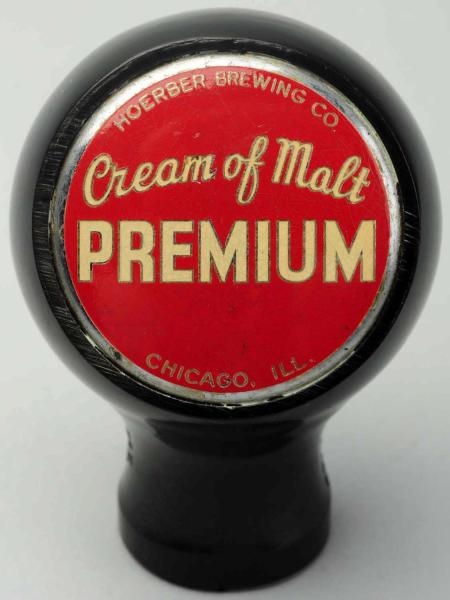 CREAM OF MALT PREMIUM BEER TAP KNOB.              