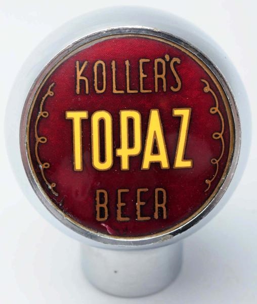 KOLLERS TOPAZ BEER TAP KNOB.                     