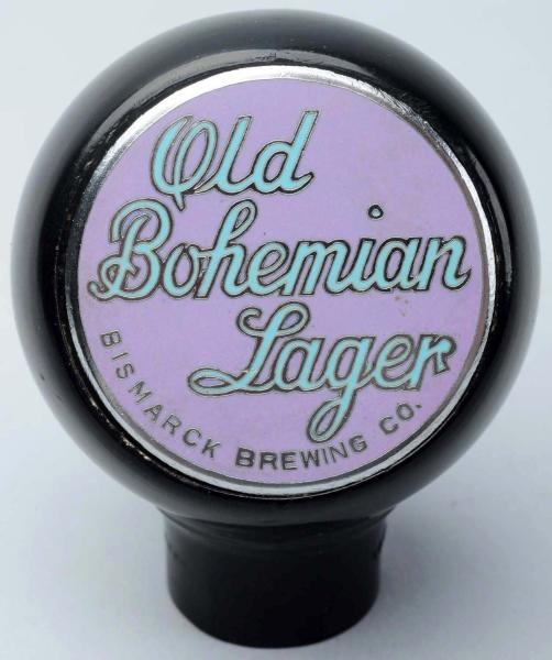 OLD BOHEMIAN LAGER BEER TAP KNOB.                 