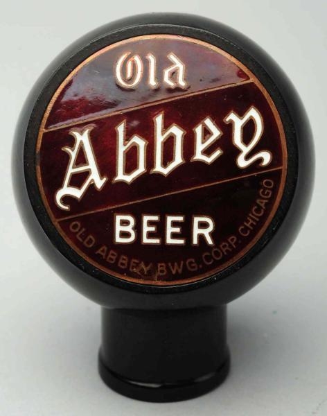 OLD ABBEY BEER TAP KNOB.                          