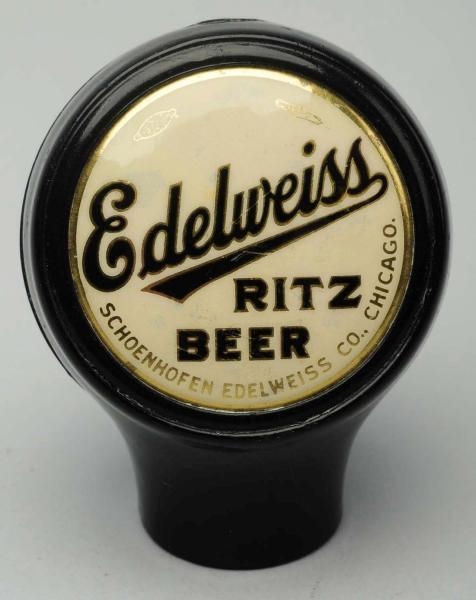 EDELWEISS RITZ BEER TAP KNOB.                     