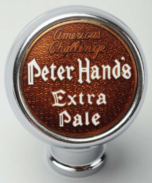 PETER HANDS EXTRA PALE BEER TAP KNOB.            