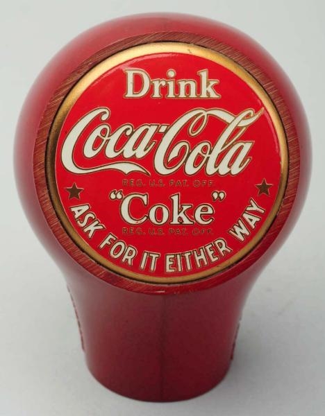 COCA-COLA SODA TAP KNOB.                          