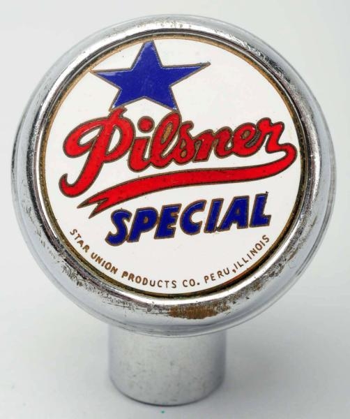 PILSNER SPECIAL BEER TAP KNOB.                    