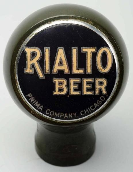 RIALTO BEER TAP KNOB.                             