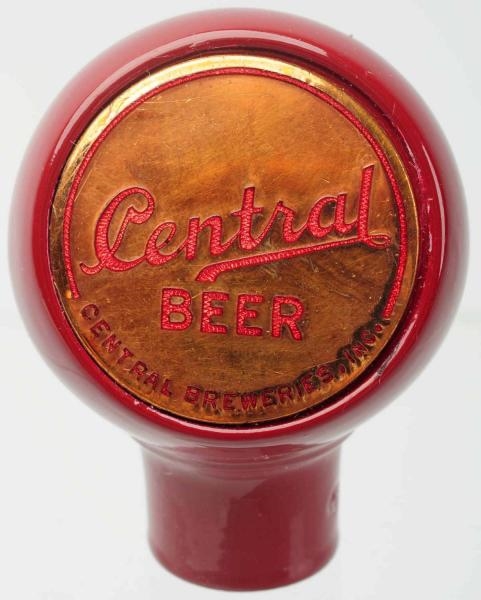 CENTRAL BEER TAP KNOB.                            