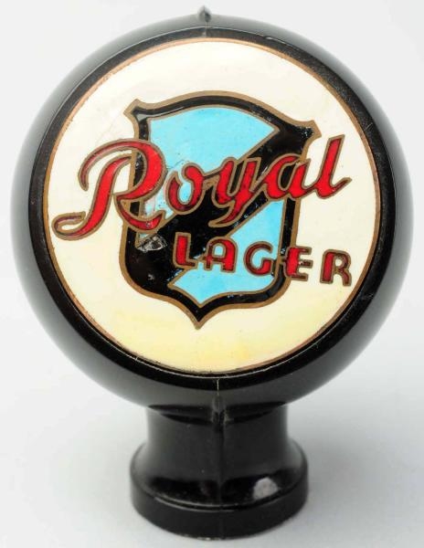 ROYAL LAGER BEER TAP KNOB.                        