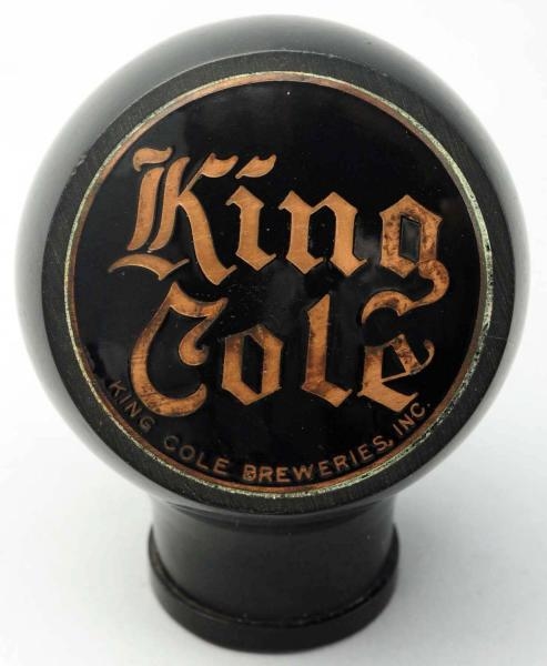 KING COLE BEER TAP KNOB.                          