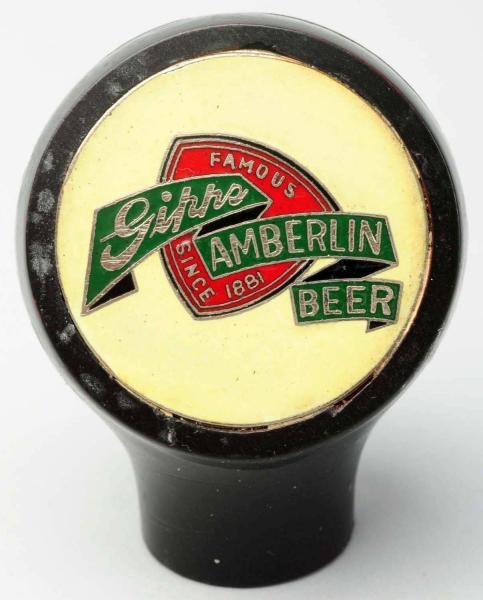 GIPPS AMBERLIN BEER TAP KNOB.                     