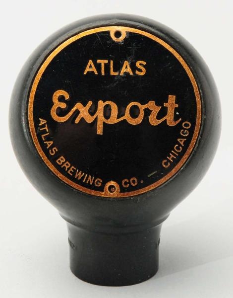 ATLAS EXPORT BEER TAP KNOB.                       