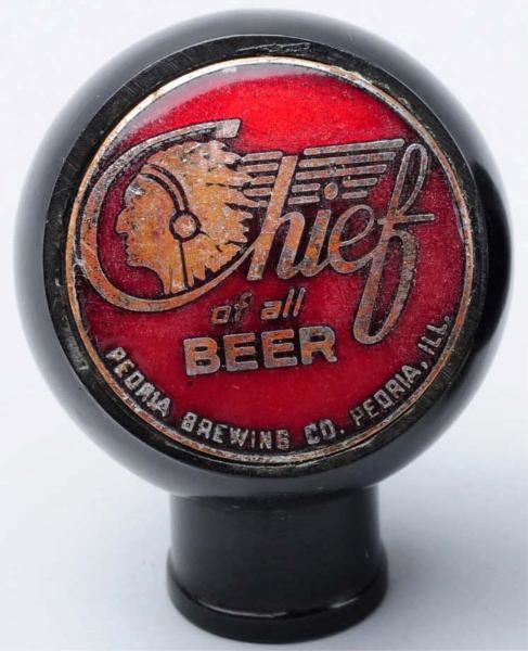 CHIEF OF ALL BEER TAP KNOB.                       