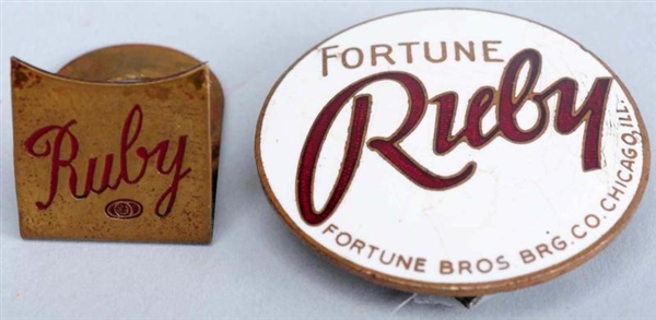 FORTUNE RUBY BEER TAP KNOB INSERT.                