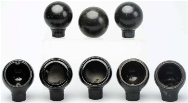 LOT OF 8: MISCELLANEOUS BEER TAP KNOBS.           