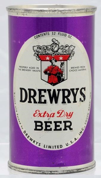 DREWRYS EXTRA DRY BEER SET CAN.                   