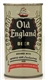 OLD ENGLAND BEER FLAT TOP BEER CAN.               