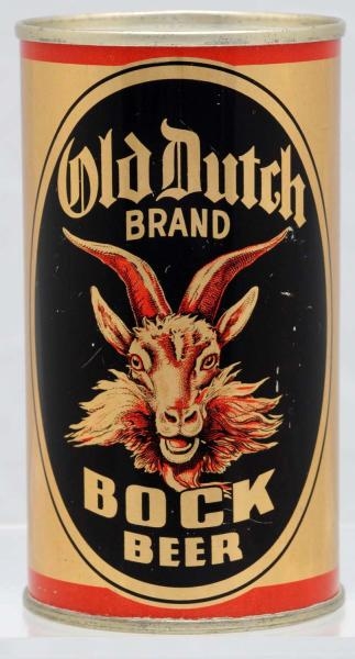 OLD DUTCH BRAND BOCK BEER FLAT TOP BEER CAN.*     