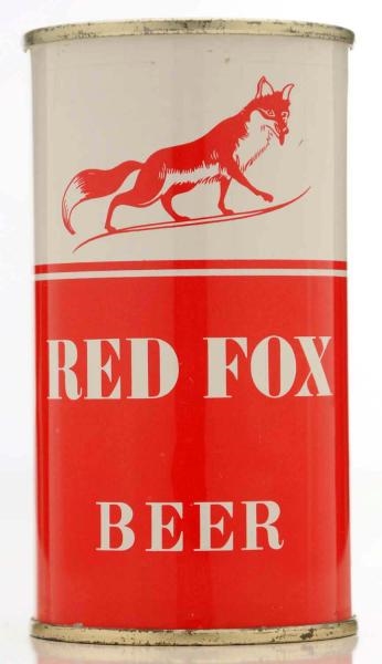 RED FOX BEER FLAT TOP BEER CAN.                   