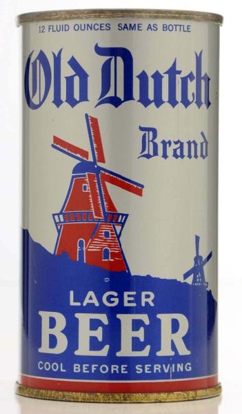 OLD DUTCH BRAND LAGER BEER INSTRUCTIONAL BEER CAN 