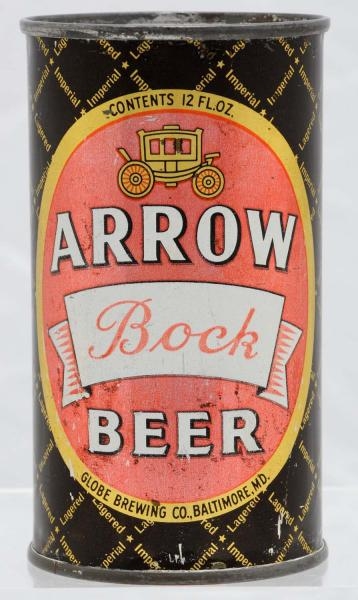 ARROW BOCK BEER FLAT TOP BEER CAN.                