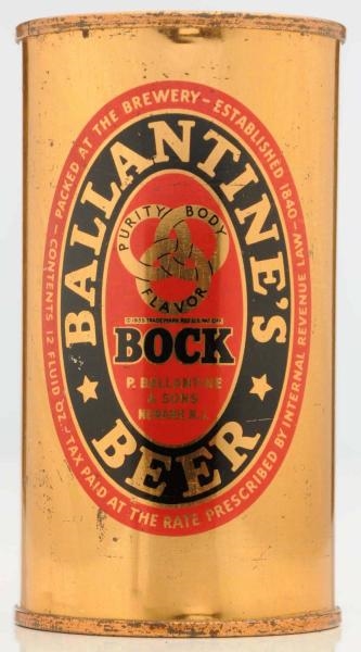 BALLANTINES BOCK HAND FLAT TOP BEER CAN.*        