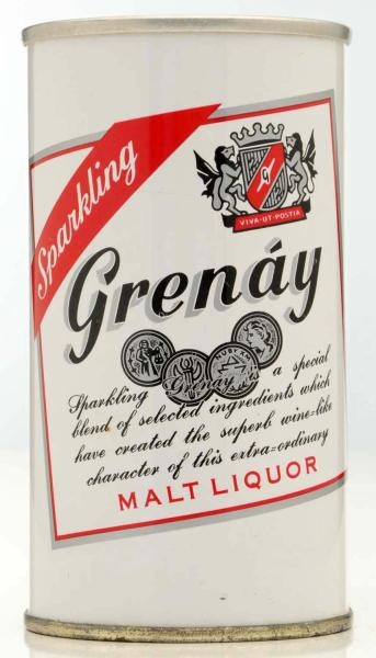 GRENAY MALT LIQUOR BEER CAN.                      