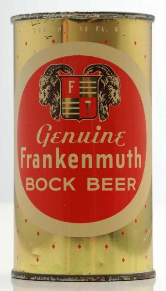 FRANKENMUTH BOCK FLAT TOP BEER CAN.*              