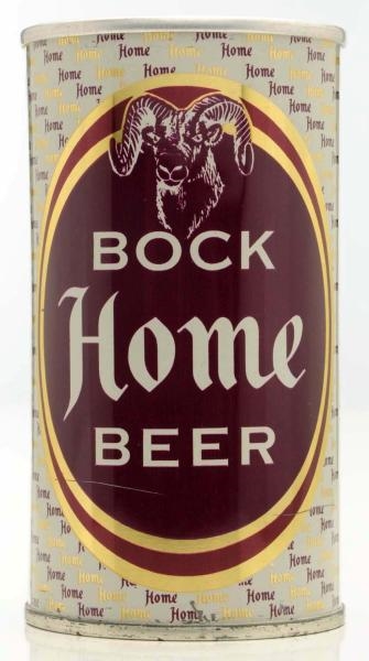 HOME BOCK BEER ZIP TOP BEER CAN.*                 