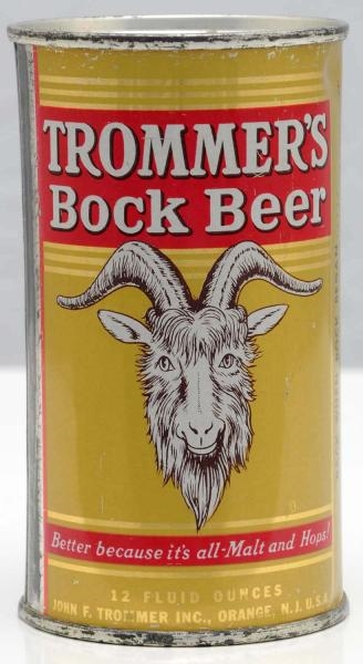 TROMMERS BOCK BEER CAN.                          