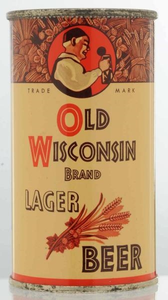 OLD WISCONSIN BRAND LAGER INSTRUCTIONAL BEER CAN. 
