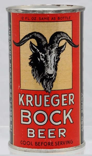 KRUEGER BOCK BEER INSTRUCTIONAL BEER CAN. **      