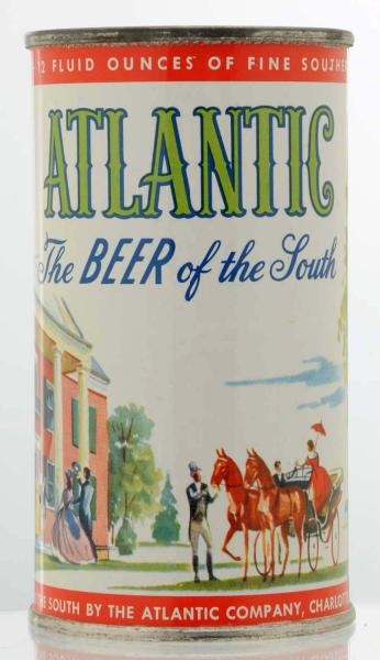 ATLANTIC BEER FLAT TOP BEER CAN.                  
