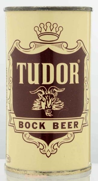 TUDOR BOCK BEER FLAT TOP BEER CAN.                