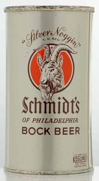 SCHMIDTS BOCK FLAT TOP BEER CAN.                 