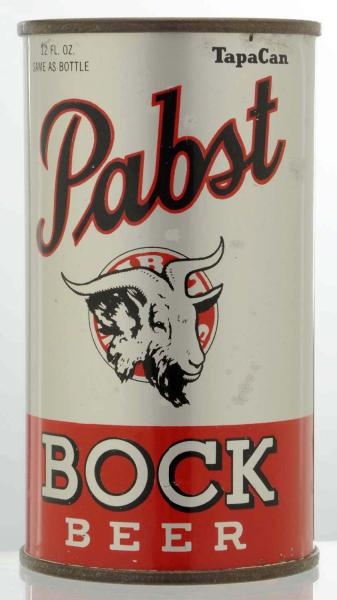 PABST BOCK FLAT TOP INSTRUCTIONAL BEER CAN.* **   