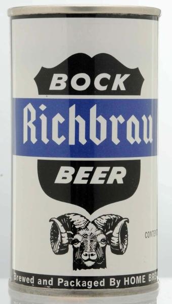 RICHBRAU BOCK PULL TAB BEER CAN.                  