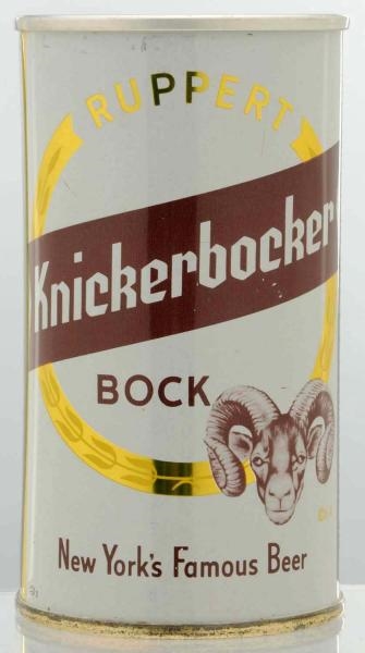 KNICKERBOCKER BOCK ZIP TOP BEER CAN.              