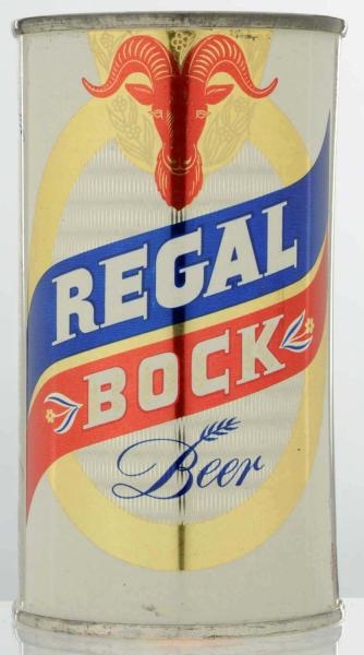 REGAL BOCK FLAT TOP BEER CAN. *                   