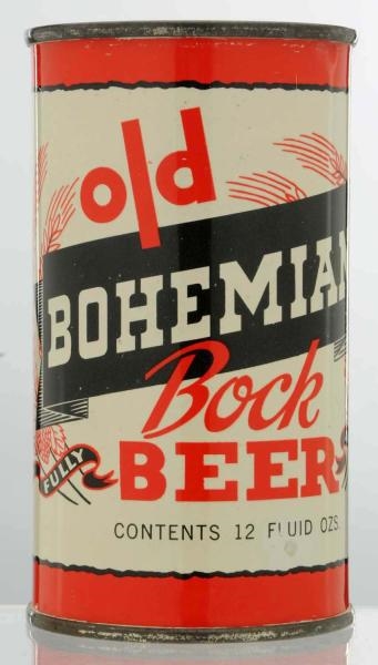 OLD BOHEMIAN BOCK FLAT TOP BEER CAN.*             