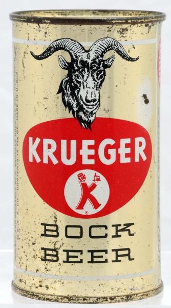 KRUEGER BOCK BEER FLAT TOP BEER CAN.              