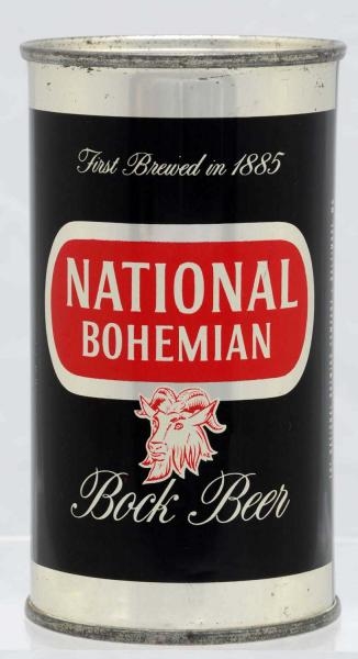 NATIONAL BOHEMIAN BOCK FLAT TOP BEER CAN. *       