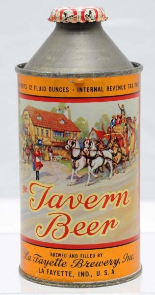 TAVERN BEER HP CONE TOP BEER CAN. *               
