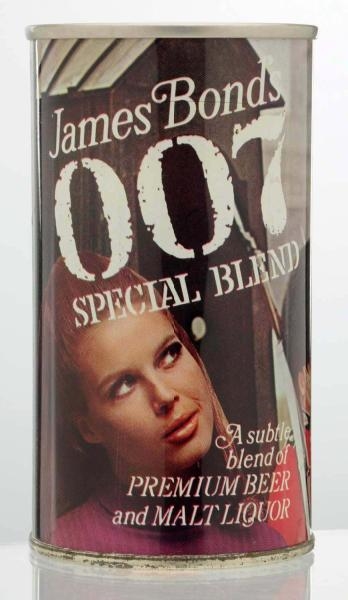 JAMES BONDS 007 SPECIAL BLEND PULL TAB BEER CAN. 