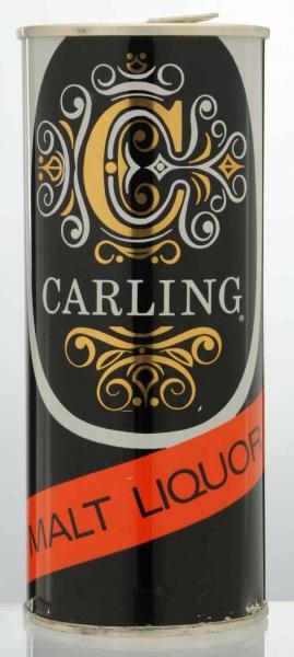 CARLING MALT LIQUOR PINT ZIP TOP BEER CAN.        