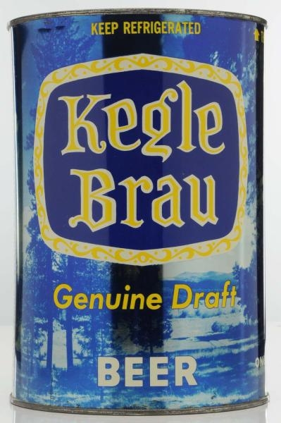 KEGLE BRAU DRAFT GALLON BEER CAN.                 