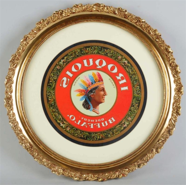 IROQUOIS BREWERY BEER TRAY PRINTERS PROOF.       